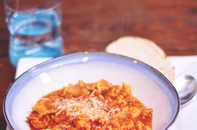 Easy & Delicious Pizza Stew from Cosmopolitan Cornbread