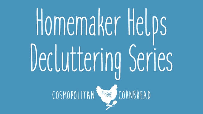 The Decluttering Challenge | Fight the clutter war, one battle at a time with weekly goals and assignments from Cosmopolitan Cornbread