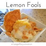 Lemon Fools from Cosmopolitan Cornbread | A light and luscious warm weather dessert