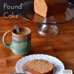 Make this moist and delicious Coffee Pound Cake from Cosmopolitan Cornbread. Perfect for coffee lovers!