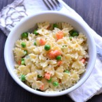 Farfalle with Peas & Carrots