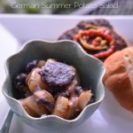 Leichter Kartoffelsalat - German Summer Potato Salad from The Foodie Army Wife for #SundaySupper