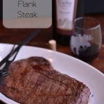 Marinated Flank Steak from The Foodie Army Wife