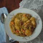 Easy Slow Cooker Kielbasa and Split Pea Soup