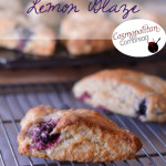 Wild Blackberry Scones with Lemon Glaze from Cosmopolitan Cornbread