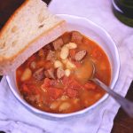 Kielbasa and White Bean Soup - from Cosmopolitan Cornbread