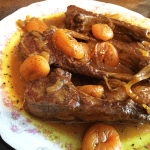 Spiced Stewed Lamb Chops with Apricots from Cosmopolitan Cornbread