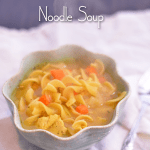 Homemade Chicken Noodle Soup from Cosmopolitan Cornbread - classic and comforting