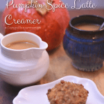 Homemade Pumpkin Spice Latte Creamer with real pumpkin from Cosmopolitan Cornbread