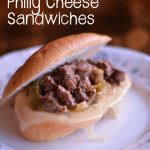 Slow Cooker Philly Cheese Sandwiches from Cosmopolitan Cornbread