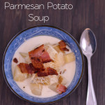 Slow Cooker Parmesan Potato Soup from Constance Smith at Cosmopolitan Cornbread