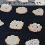 Spritzgebäck - or "Spritz Cookies" are wonderful little German butter cookies. The recipe is simple, but you can have some creative fun with these and suit them for any special occasion. Get the recipe from Cosmopolitan Cornbread
