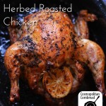Lemon & Garlic Herbed Roasted Chicken from Cosmopolitan Cornbread