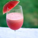 Enjoy this perfect summer cocktail with fresh watermelon. Make yourself and your guests a Fresh Fruit Watermelon Margarita. Get the recipe from Cosmopolitan Cornbread
