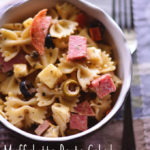 How to make delicious and hearty Muffuletta Pasta Salad, inspired by the classic Italian sandwich. Get the recipe from Cosmopolitan Cornbread