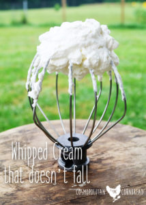 How to Make Whipped Cream that Doesn't Fall Cosmopolitan Cornbread