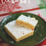 Candy Cane Cookie Bars - Put those Christmas candies to a great use with these Cookie Bars dotted with candy cane bits. Get the recipe from Cosmopolitan Cornbread.