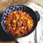 Spanish Rice Supper - a quick and easy one skillet meal | Cosmopolitan Cornbread