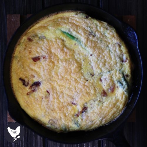 Bacon & Asparagus Egg Skillet Paleo, Keto, LowCarb (With Potluck