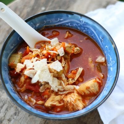 Paleo Chicken Tortilla Soup is a delicious southwestern style soup that is rich in flavor. Get the recipe from Cosmopolitan Cornbread.