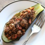 These super easy, low-carb Taco Stuffed Zucchini Boats give you all the flavor of tacos but without the carbs. Paleo, Keto and Whole 30 friendly!
