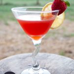 Strawberry Lemonade Martini from Cosmopolitan Cornbread