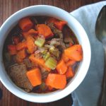 This robust beef stew, with sweet potatoes and other delicious veggies, is a great meal to serve any night of the week. You'll find both slow cooker and Instant Pot instructions included.