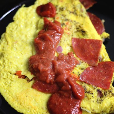 Pizza Omelettes from Cosmopolitan Cornbread