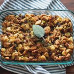 How to make delicious, traditional herbed dressing, baked in a pan.