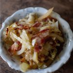 Country Fried Cabbage with Bacon - You can't get any more easy or delicious than this!