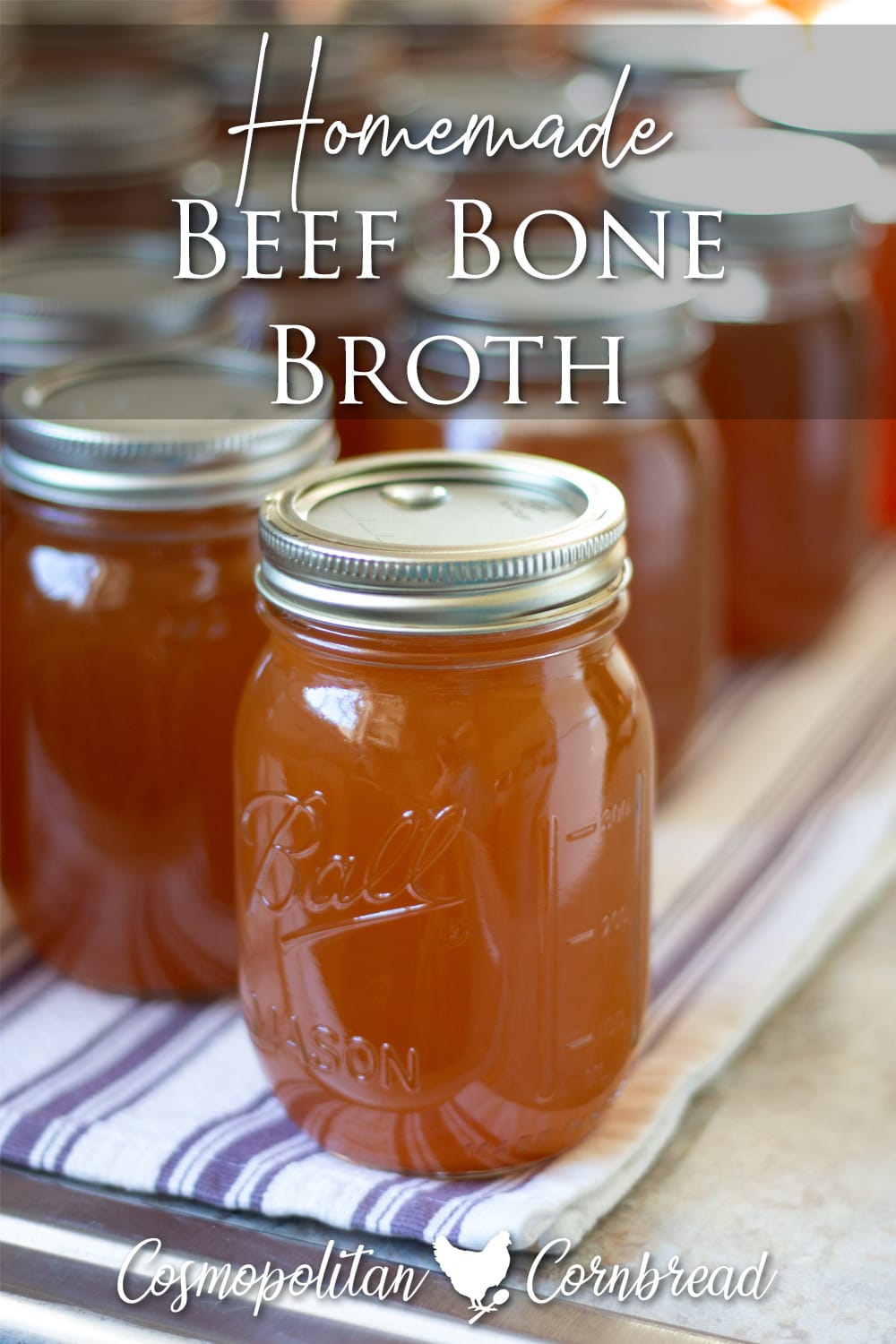 Homemade Beef Bone Broth Cosmopolitan Cornbread