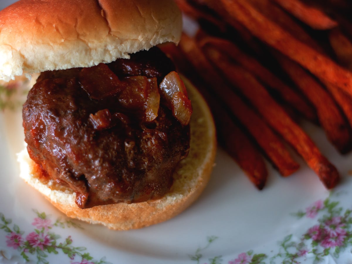 These delicious Whiskey Sliders are easy to make and perfect for a dinner or "heavy" appetizer.