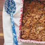 Baked, spiced apples with a scrumptious crumb topping.