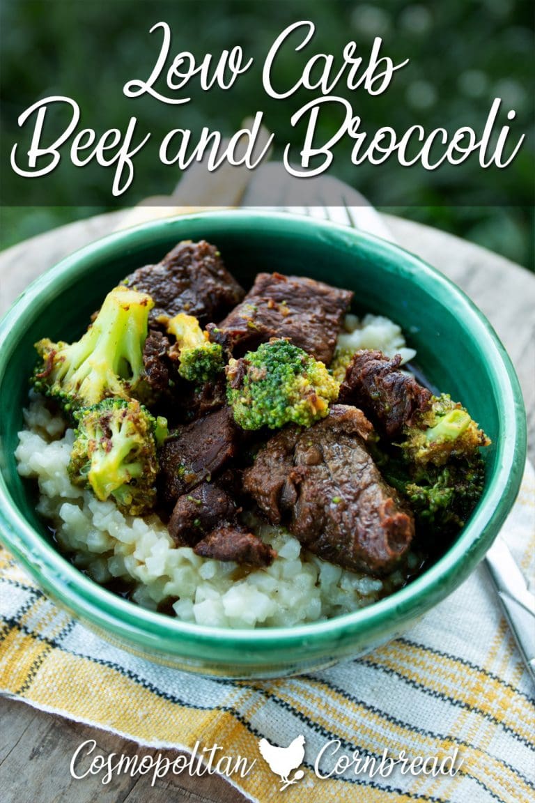 Low Carb Beef Broccoli Cosmopolitan Cornbread