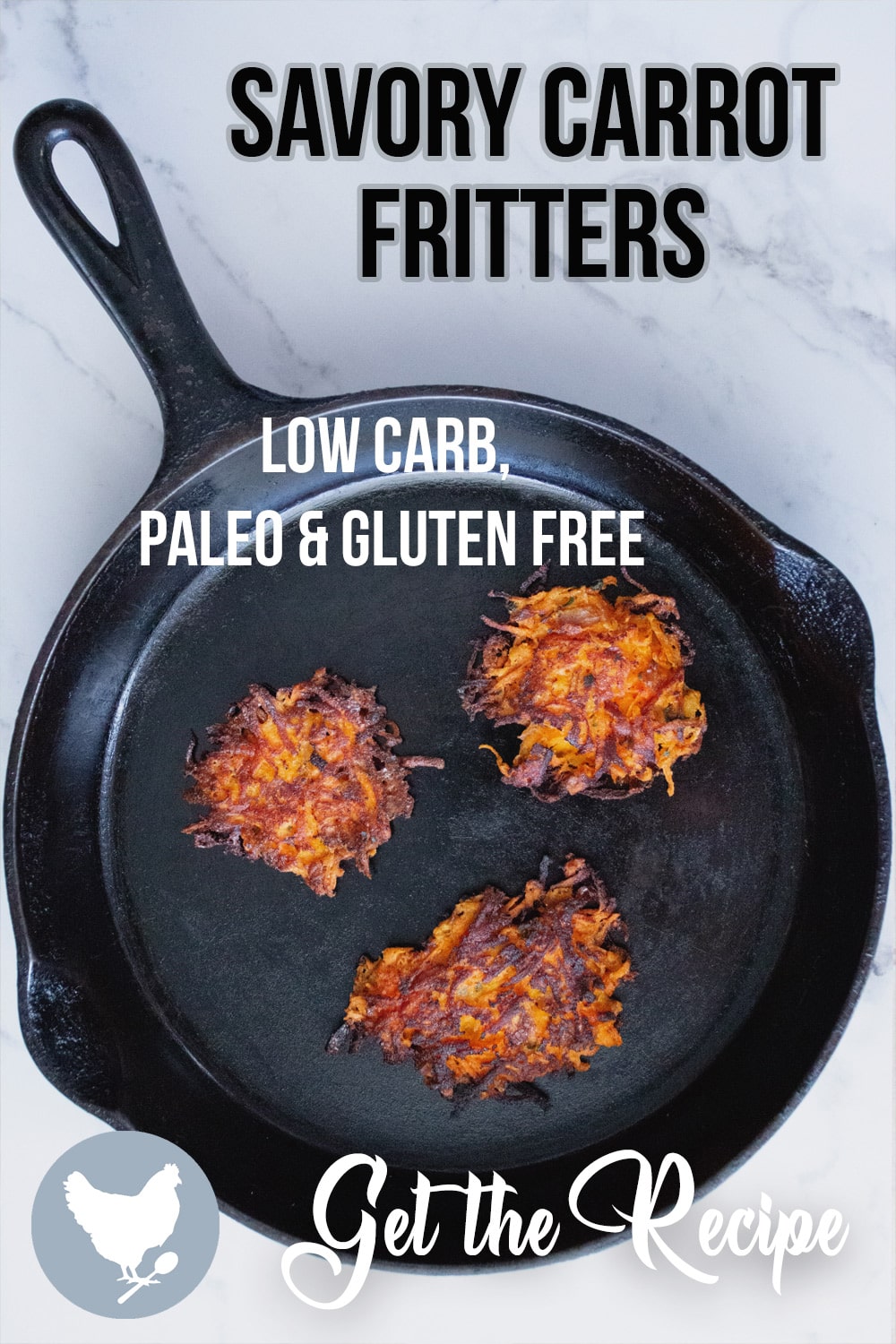 Savory Carrot Fritters are a healthy and delicious way of including carrots as a side dish.