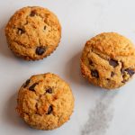 These Chocolate Chip Muffins are absolutely delicious, with a great texture. They are also gluten free, and paleo-friendly.