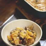 Scalloped Potatoes and Bacon - A comforting dish of scalloped potatoes with beef bacon, featuring tender sliced potatoes layered in a creamy, savory sauce. A lovely blend of textures and tastes, baked to perfection for a cozy meal.