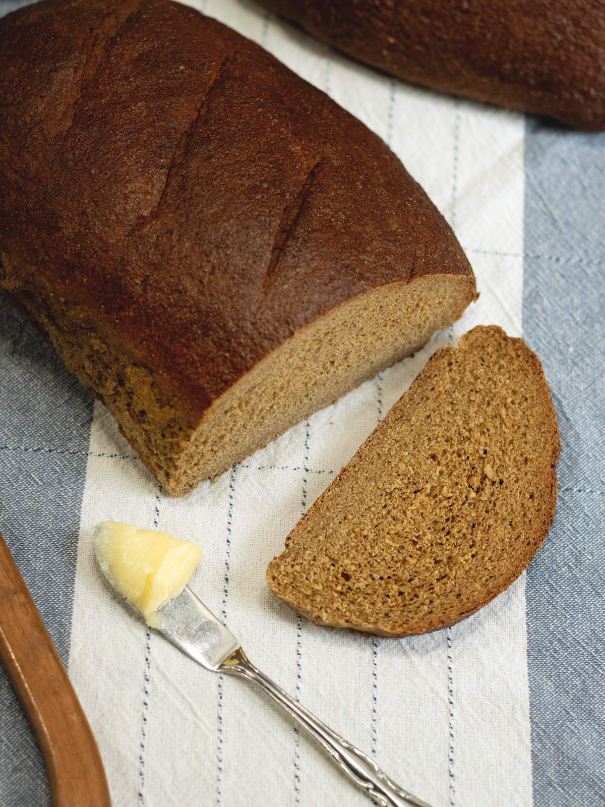 This Homemade Pumpernickel Bread is a hearty, flavorful loaf with that classic deep color and rich old-fashioned taste.