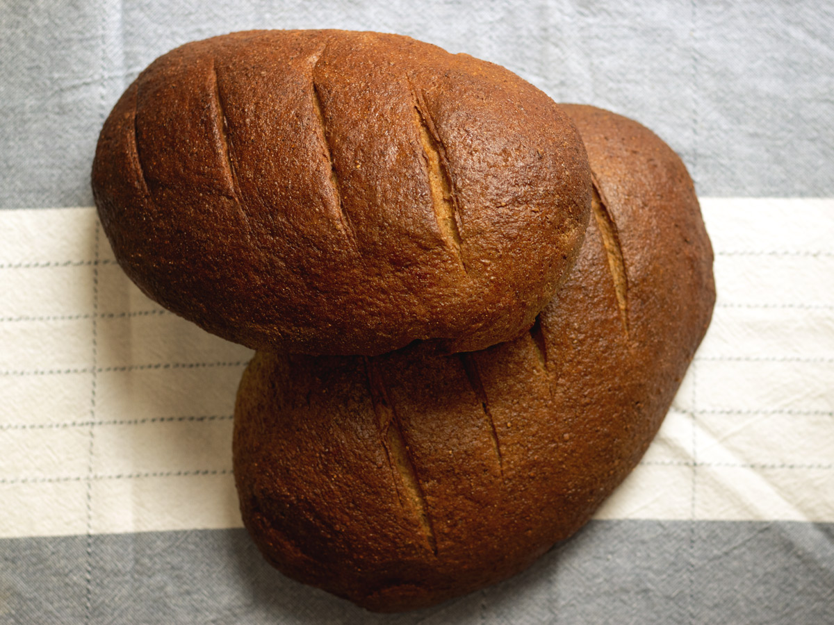 This Homemade Pumpernickel Bread is a hearty, flavorful loaf with that classic deep color and rich old-fashioned taste.