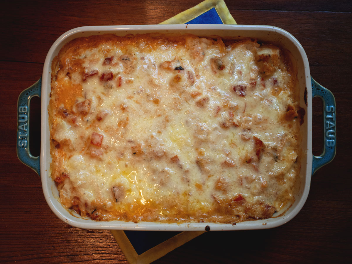 This Keto King Ranch Chicken is creamy, cheesy, and full of cozy Tex-Mex flavor without all the carbs.